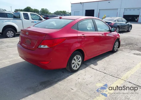 2015 Hyundai Accent Gls from USA, damaged, VIN KMHCT4AEXFU808682